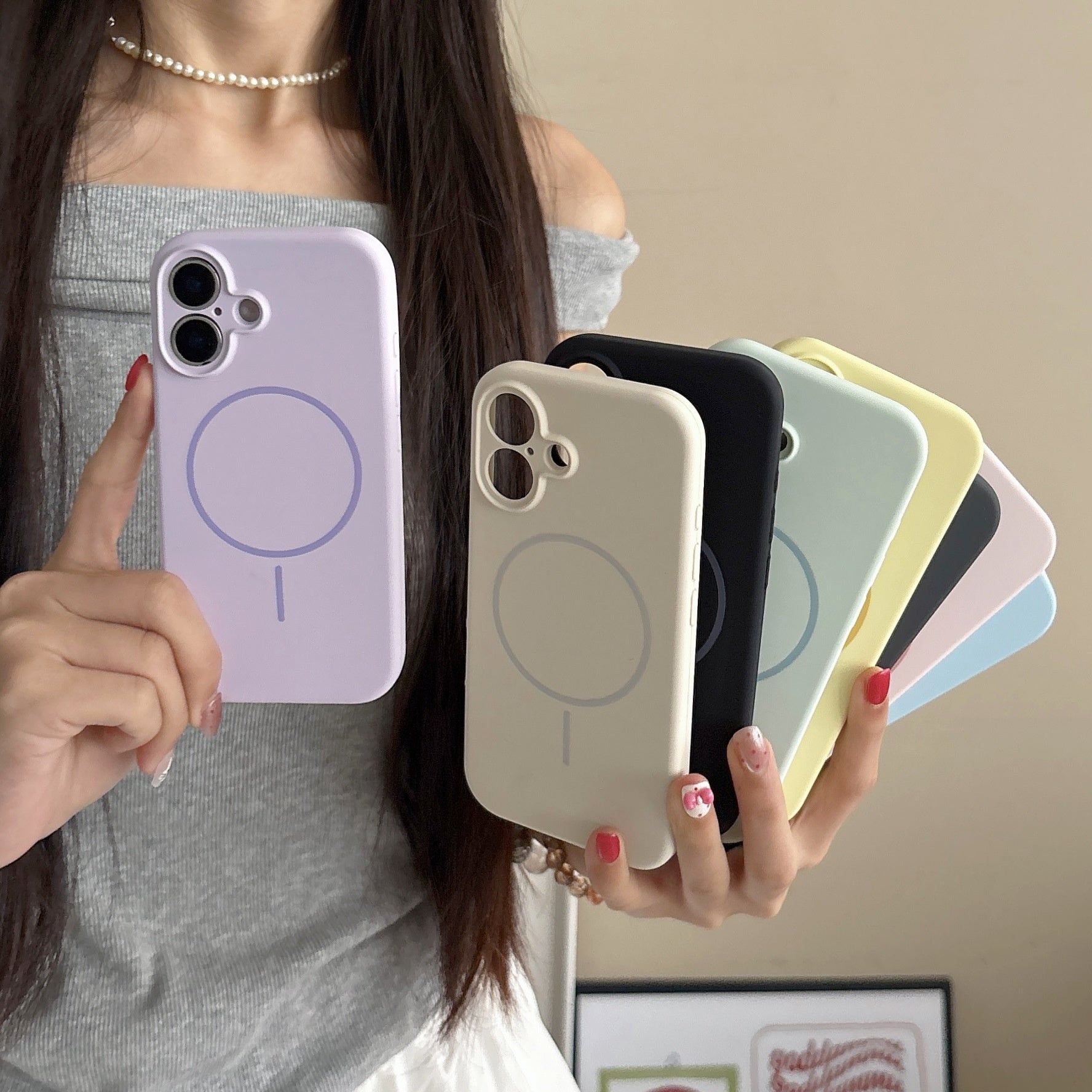 Magnetic Silicone Phone Case