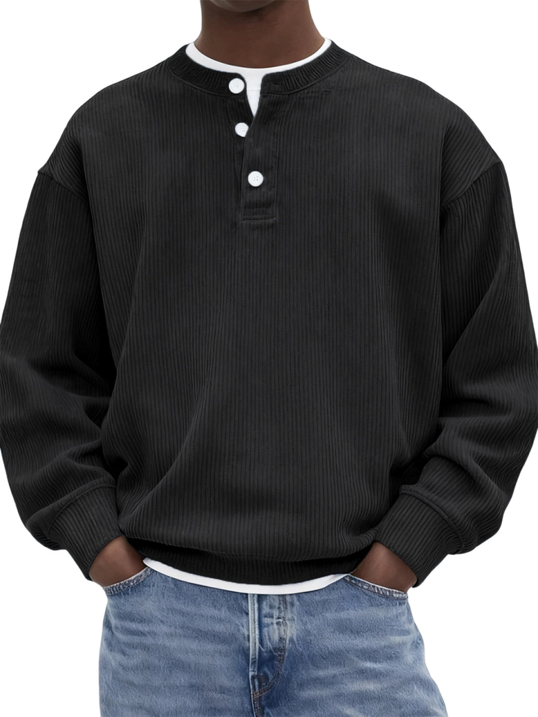 Corduroy Ribbed Pullover