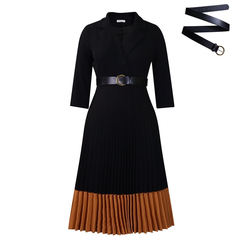 Pleated Long Dress