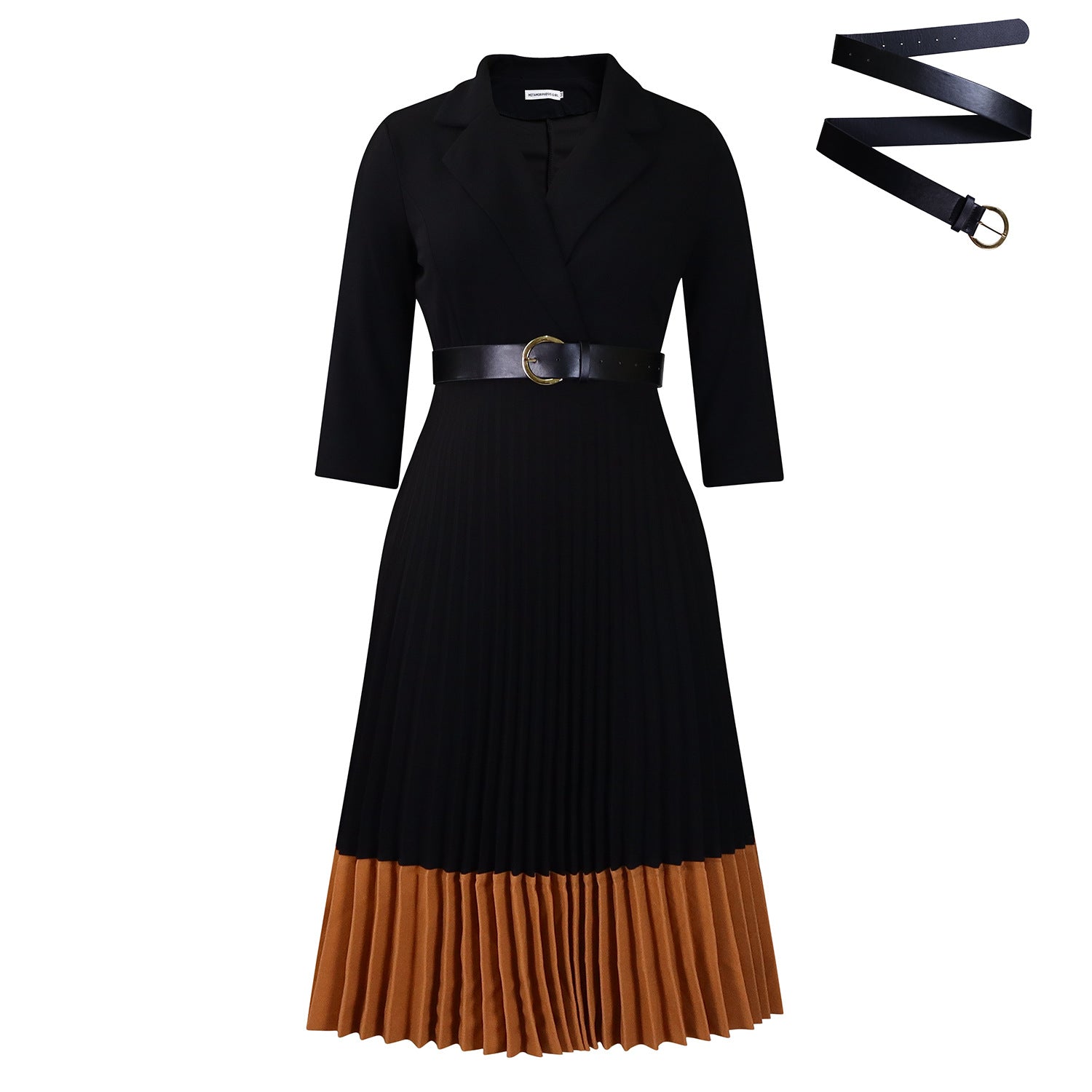 Pleated Long Dress