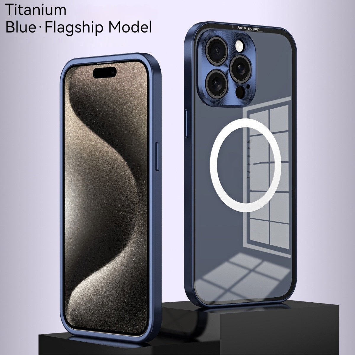 Metal Frame Phone Case Magnetic Spring Fastener Protective Case - Awesam Goods