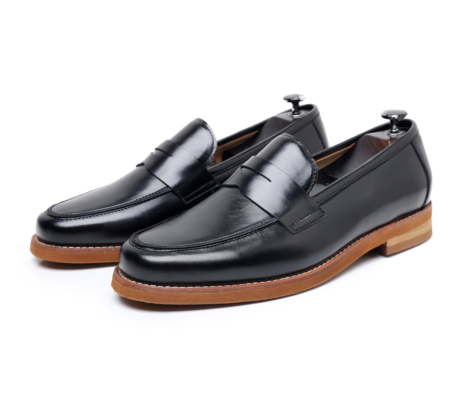 Men's Retro Leather Loafers