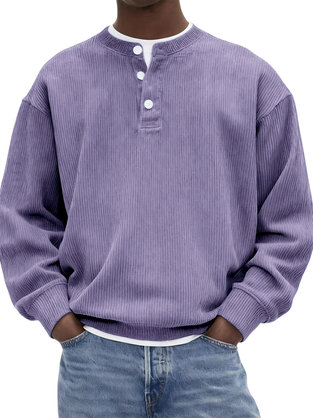 Corduroy Ribbed Pullover